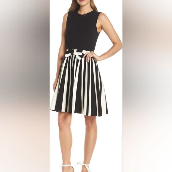 NWT 1901 Bow Front Sleeveless Sweater Dress - Picture 1 of 9